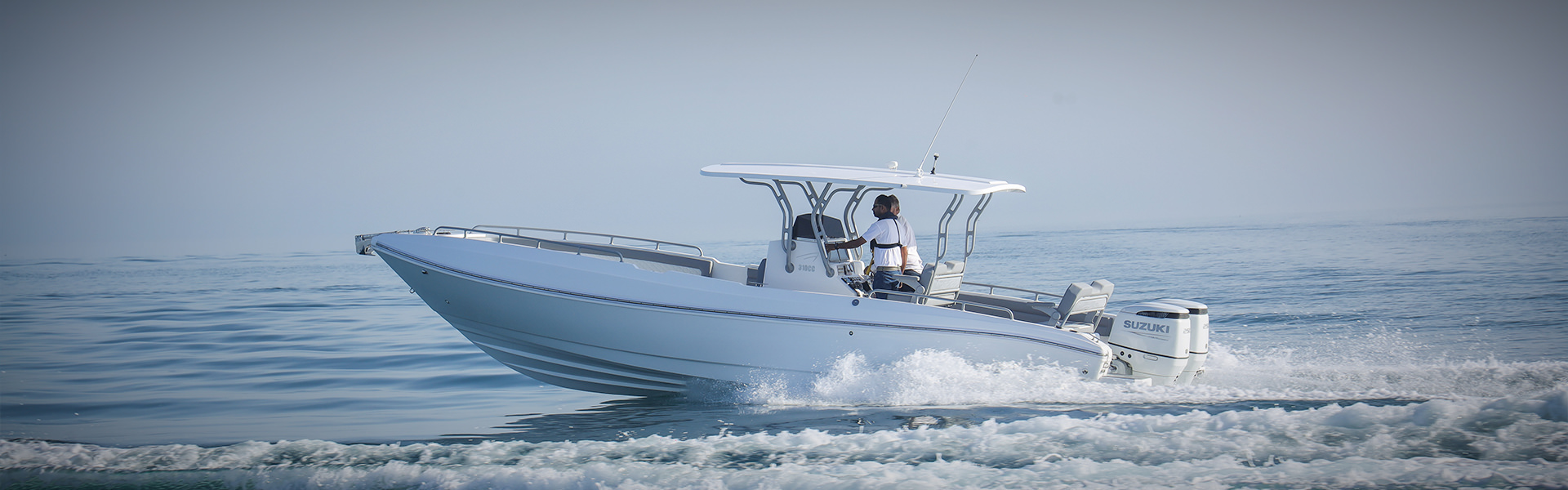A boat from Aldhaen Marine at sea