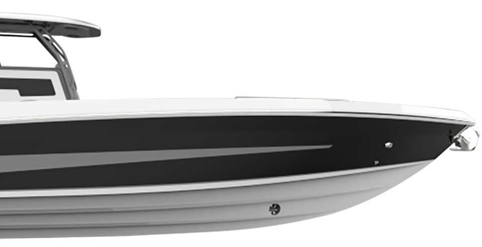 Side view of a boat from Aldhaen Marine