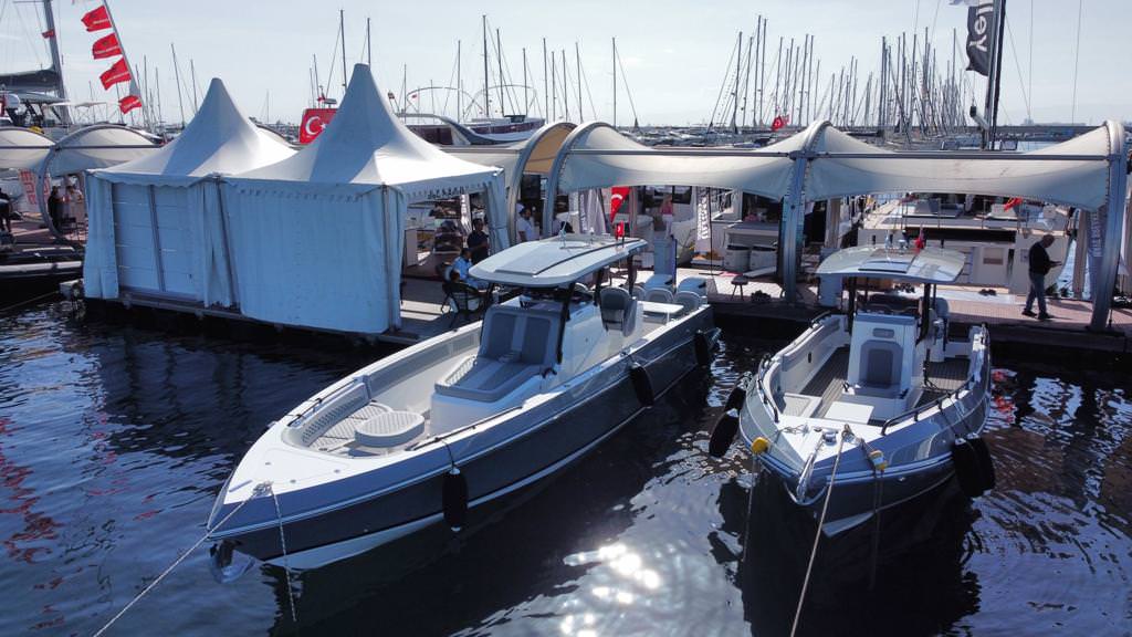 A selection of boats at Aldhaen Marine
